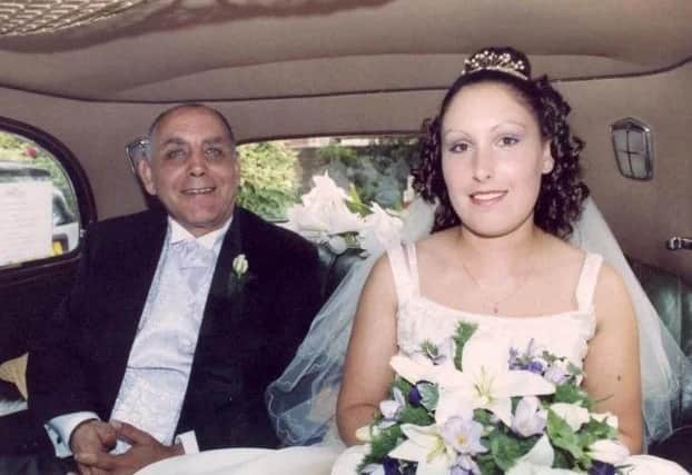 Terry Rodgers with daughter Chanel Taylor on her wedding day