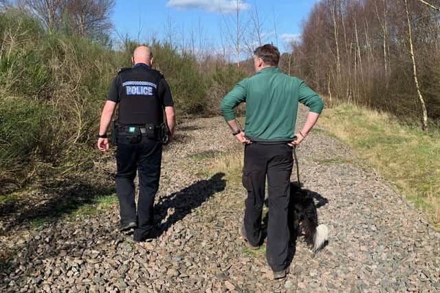 Police are stepping up efforts to tackle trespassing, off-road biking and anti-social behaviour at beauty spots Sherwood Pines and Vicar Water Country Park. Photo Nottinghamshire Police.