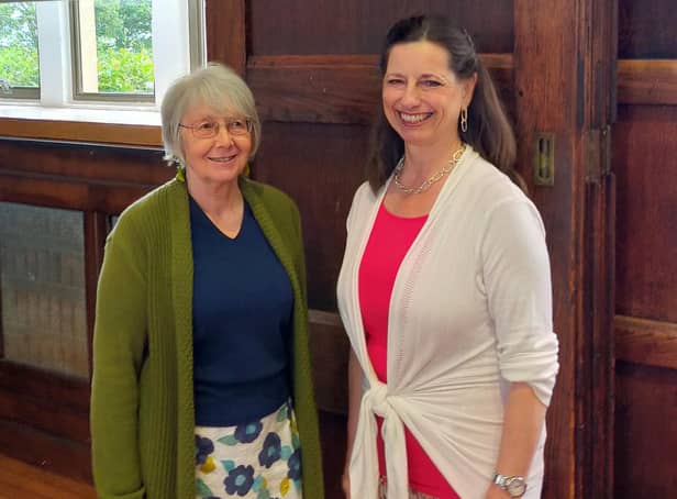 New Mansfield Choral Society conductor Diane Haslam (right) is pictured with Pauline Parkhouse, chair of the choir.