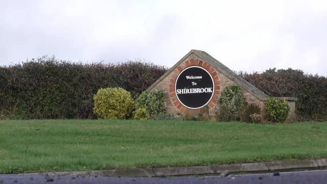 Welcome to Shirebrook sign