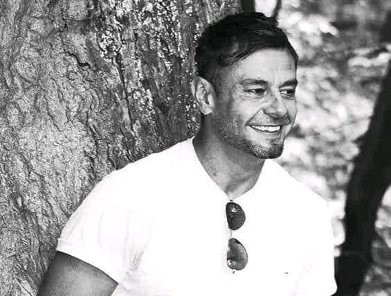 Richard C. Bower, pictured for his latest book at Creswell Crags.