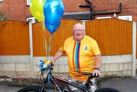 Beanie was presented with the bike earlier this week.