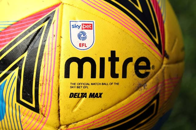EFL match ball. (Photo by Lewis Storey/Getty Images)