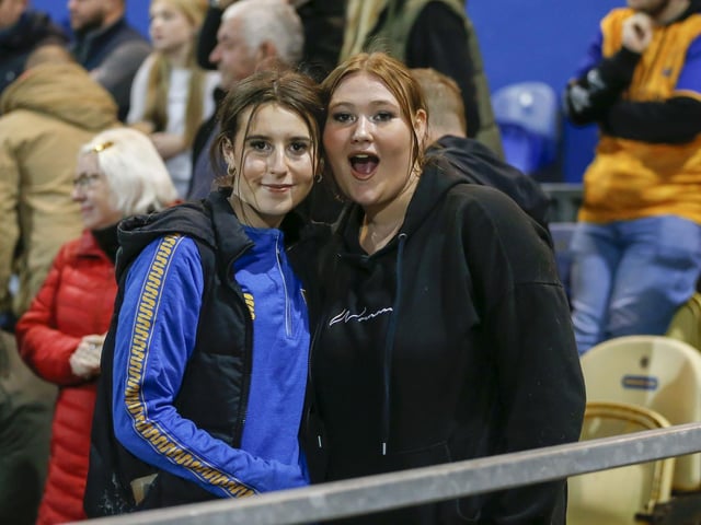 Mansfield Town fans ahead of the 0-0 draw with Newport County.