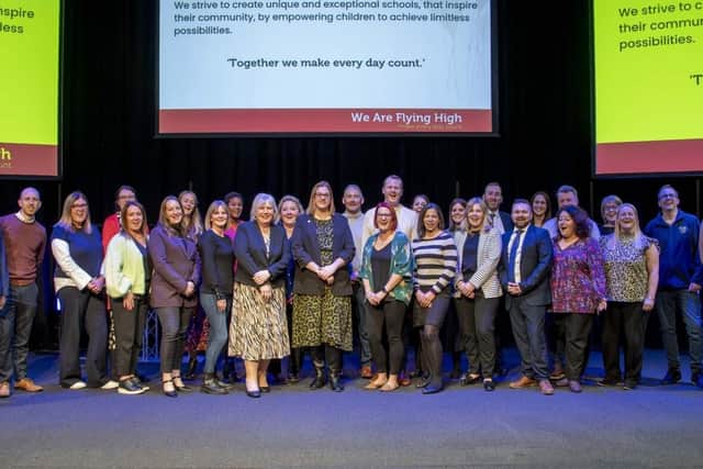 Pictured are a number of the Flying High Partnership headteachers
