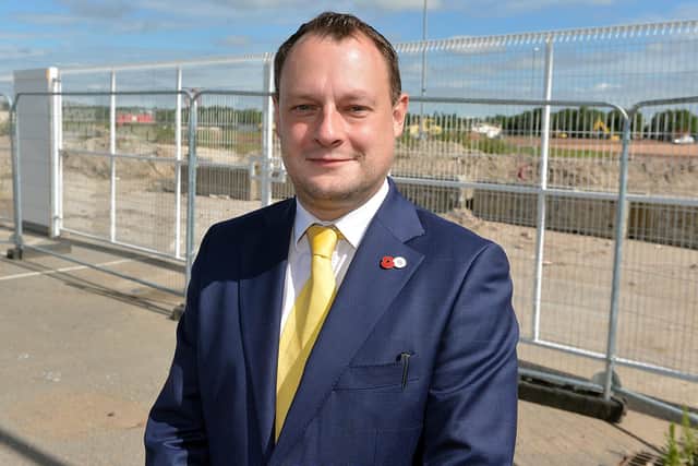 Coun Jason Zadrozny, leader of Ashfield District Council.
