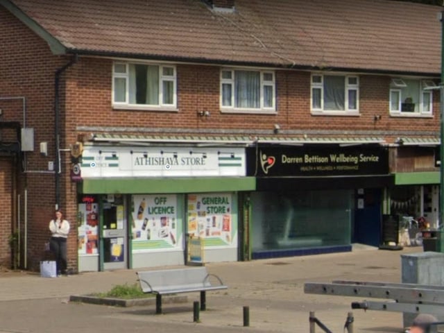 Athishaya Store on Ladybrook Place, Mansfield. Last inspected on June 30, 2023.