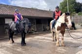 Stephen Thirkill prepares to head out with Nicki Clarke for a trip around the surrounding countryside.