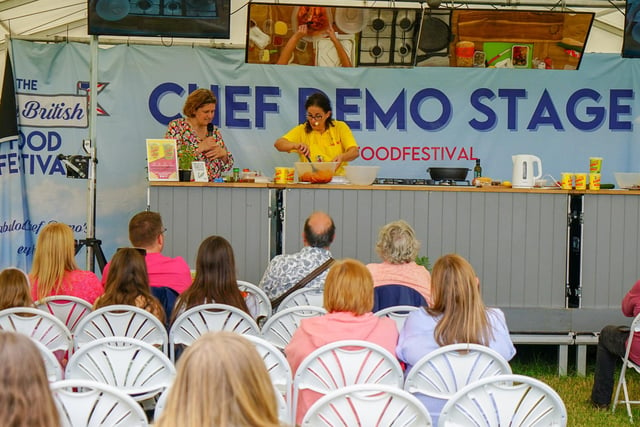 The chef demo stage