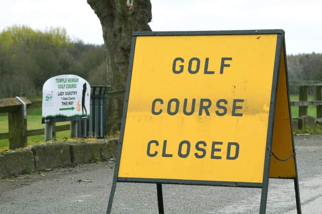 Golf courses will have too open under strict social distancing guidelines, the CEO of England Golf has warned.