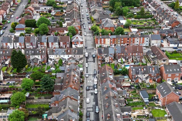 An aerial shot of Kirkby, which is undergoing a major regeneration programme at present, overseen by Ashfield District Council (PHOTO BY: Darren Staples/Getty Images)