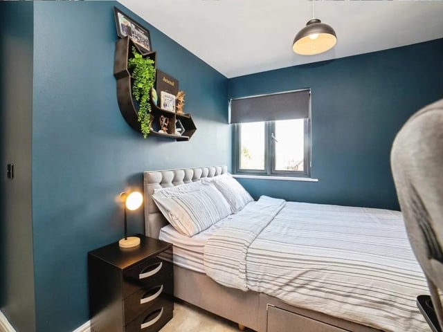 The property benefits from an abundance of natural light.