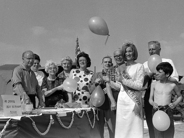 Locals enjoy the moment at Blidworth Carnival in 1970..