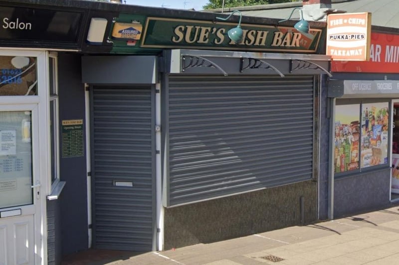Sue's Fish Bar was given a five rating after inspecton on December 13.