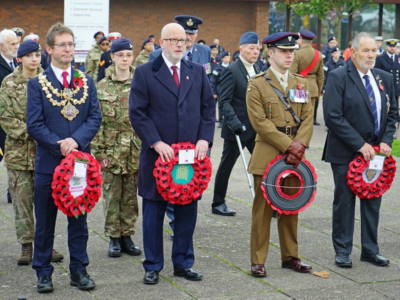 Mansfield MP Steve Yemm was present.