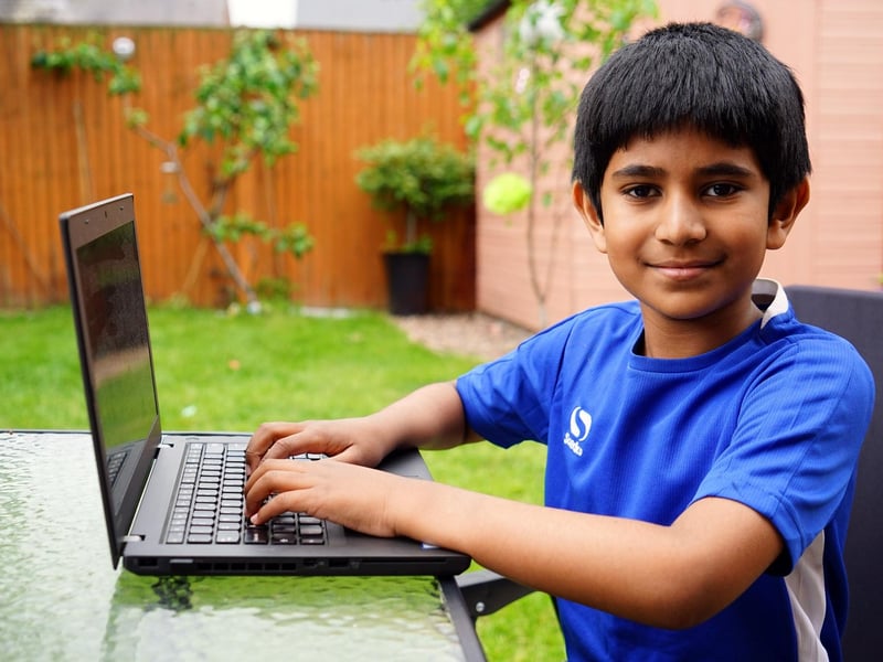 Dylan Patabendige eight years old has just had his first book published.