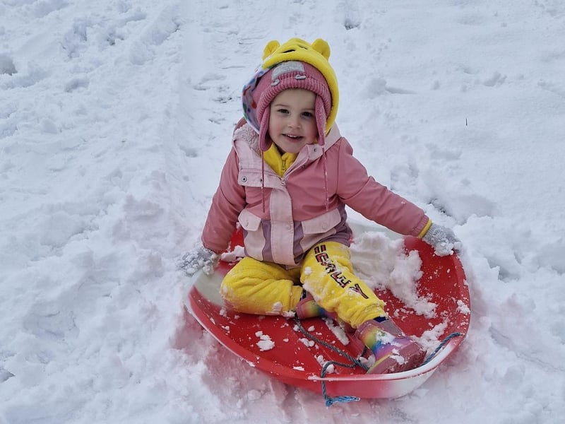 Enjoying a bit of sledging