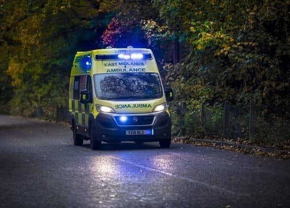 A motorist reportedly followed the ambulance at speed while it was on a blue light run from Sutton to Newark