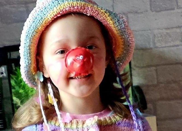 Pyper, age 4, had a non uniform day at her school.