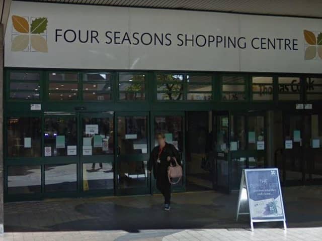 West Nottinghamshire College has been granted permission to  use two empty units in the Four Seasons Shopping Centre for adult education classes. Photo: Google