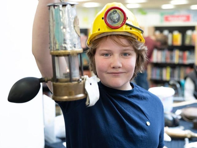 Children enjoyed a range of activities throughout the event, including the chance to try on costumes and get hands-on with historical objects