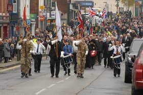 Both Eastwood and Kimberley saw large turnouts for the Remembrance parades. Photo: Lisa Pucknell