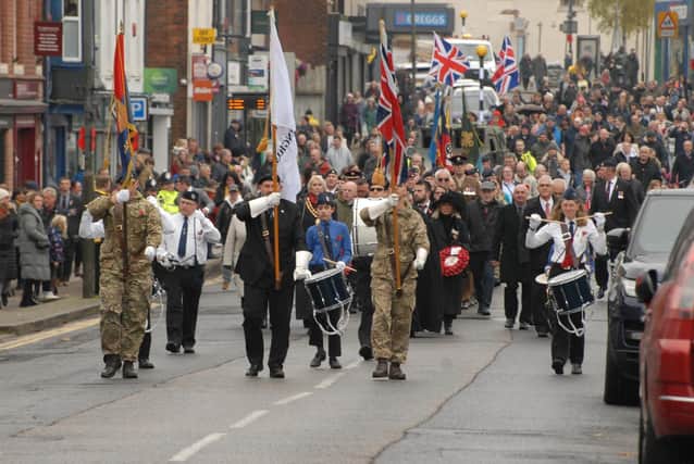 Both Eastwood and Kimberley saw large turnouts for the Remembrance parades. Photo: Lisa Pucknell