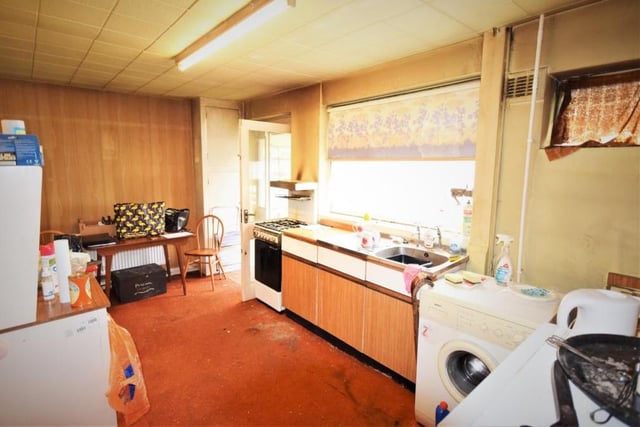 The breakfast kitchen is spacious, with fitted units, a gas cooker point and plenty of space for appliances. There is also a Logic wall-mounted boiler, and a window facing the back of the property.
