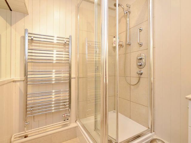 There is also a shower room on the ground floor.
