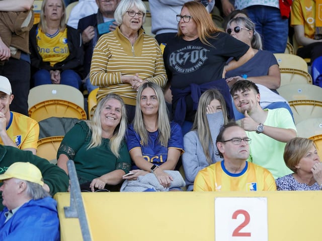 Mansfield Town fans saw the side secure another excellent home win.