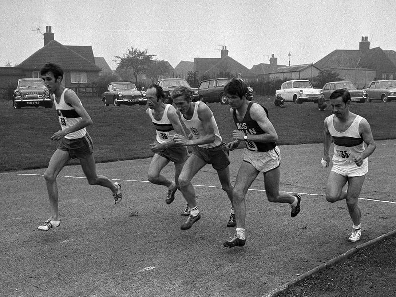 Action from a Sutton Harriers 10K Run.
