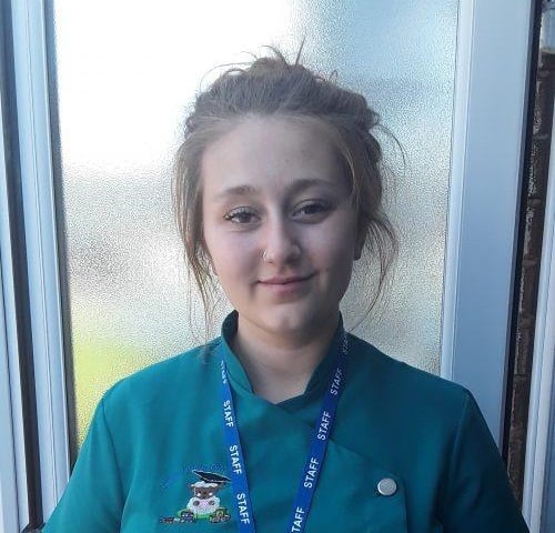 Jess Fletcher, who was manager at the time of the inspection. Little Lambs Day Nursery in Kirkby is celebrating a good Ofsted report.