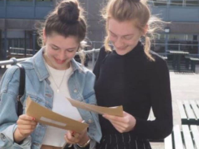 The monent of truth for two Hall Park Academy students in 2019.