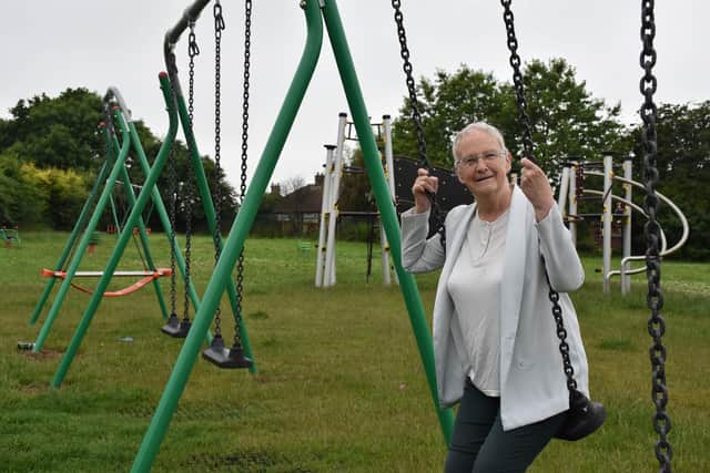 Councillor Rachel Madden in Swifts Park
