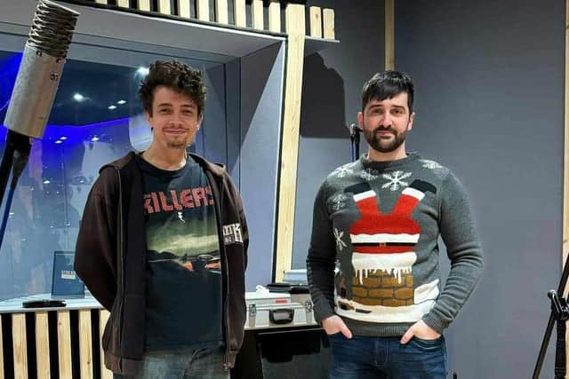 Warren Ireland and producer Simon Hopkinson (Smiley).