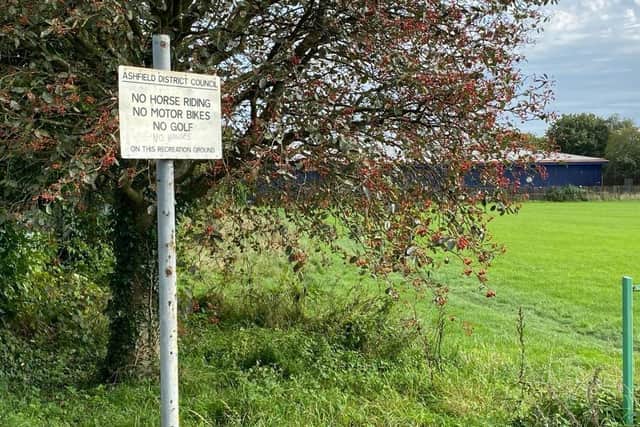 Plans to build houses on Hardwick Recreation Ground in Sutton are set to be approved by the council. Photo: Submitted
