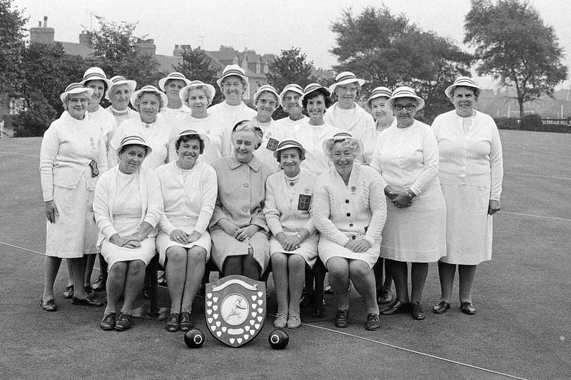 Mansfield Ladies' Bowling Club from 1971.