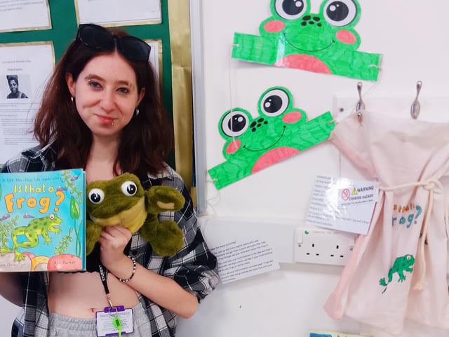 Grace Sykes wanted to showcase Is That a Frog?