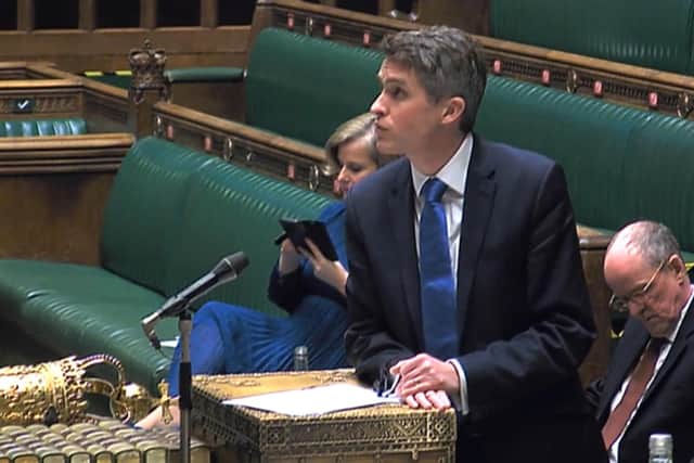 Education Secretary Gavin Williamson delivers a statement on the return of schools after the Christmas break in England, in the House of Commons, Westminster. PA Photo. Picture date: Wednesday December 30, 2020.