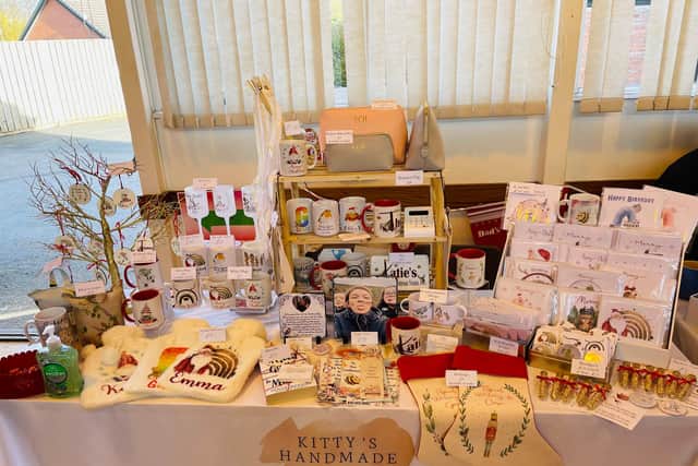 Kitty’s Handmade stall at Kimberley Christmas Market this year.