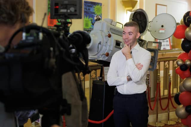 Jay Martin, director of Mansfield Town Film Festival, at Mansfield Palace Theatre during the festival's inaugural year in 2023.