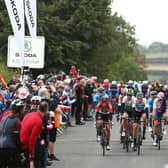 Tour Of Britain cyclists race down the streets of the Mansfield area when the event last came to town in 2018.