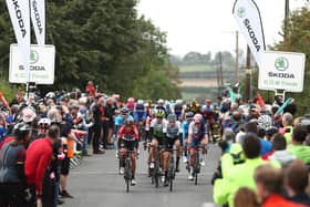 Tour Of Britain cyclists race down the streets of the Mansfield area when the event last came to town in 2018.