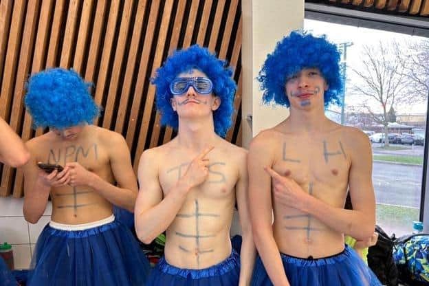 Sutton youngsters enjoy county relays.