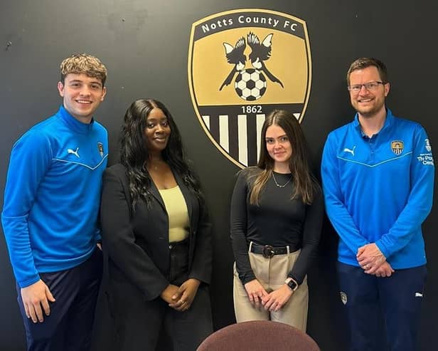 Nottingham Business School students to support Notts County Foundation's marketing plans