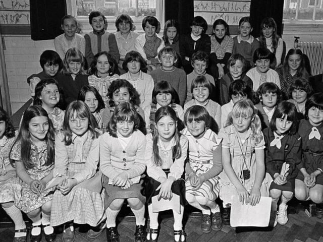 Class photo from 1980 at Jeffries Primary School in Kirkby.