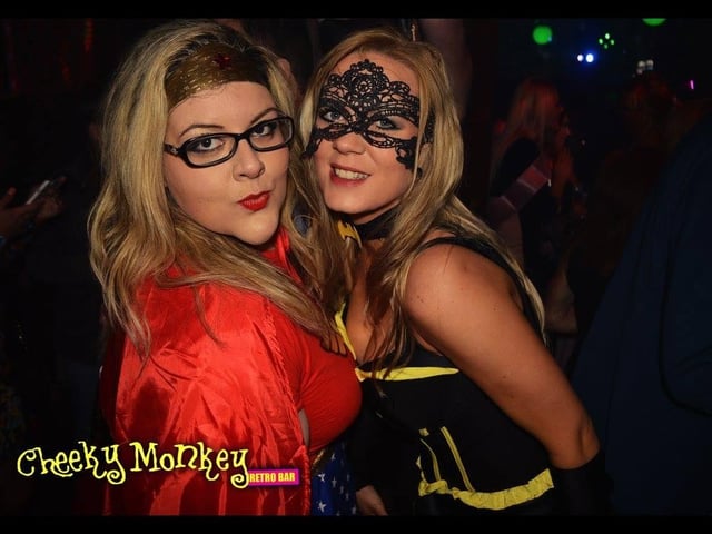 Taking a night off from being superheroes!