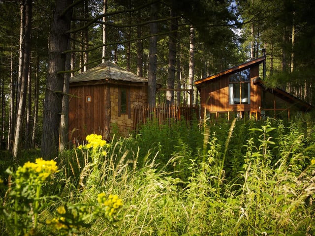 Forest Holidays at Sherwood Pines are a series of cabins immersed in Robin Hood history and surrounded by statuesque pine trees, in the heart of Sherwood Forest. This is the perfect romantic getaway for a long weekend with your other half. See www.forestholidays.co.uk/locations/nottinghamshire/sherwood-forest/ for more details.