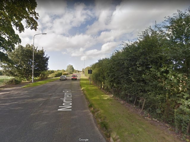 Mobile camera location on the B987 at Northern Road, Kintore, Aberdeenshire