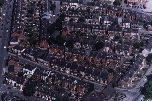 Can you see your home from this aerial shot of Hillsborough in 1997?
